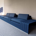 Nordic Style Outdoor Rattan Sofa with Aluminum Frame