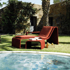 Nordic Style Outdoor Rattan Sofa with Aluminum Frame