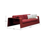Nordic Style Outdoor Rattan Sofa with Aluminum Frame