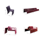 Nordic Style Outdoor Rattan Sofa with Aluminum Frame Dimensions