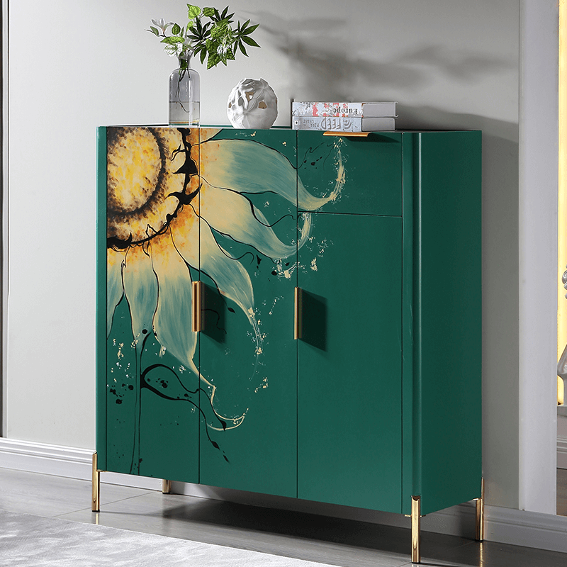 Nordic Style Shoe Cabinet In Multiple Colors Secondary image