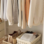 Open Metal Wardrobe Armoire With Shelves, Rod and Drawer Options