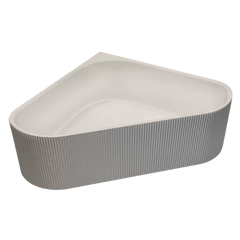 Spacious 76-inch bright white double soaking bathtub with ergonomic design