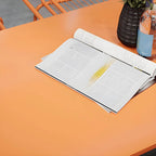Orange Metal Modern Coffee Table – Square & Rectangular Outdoor Patio Tables