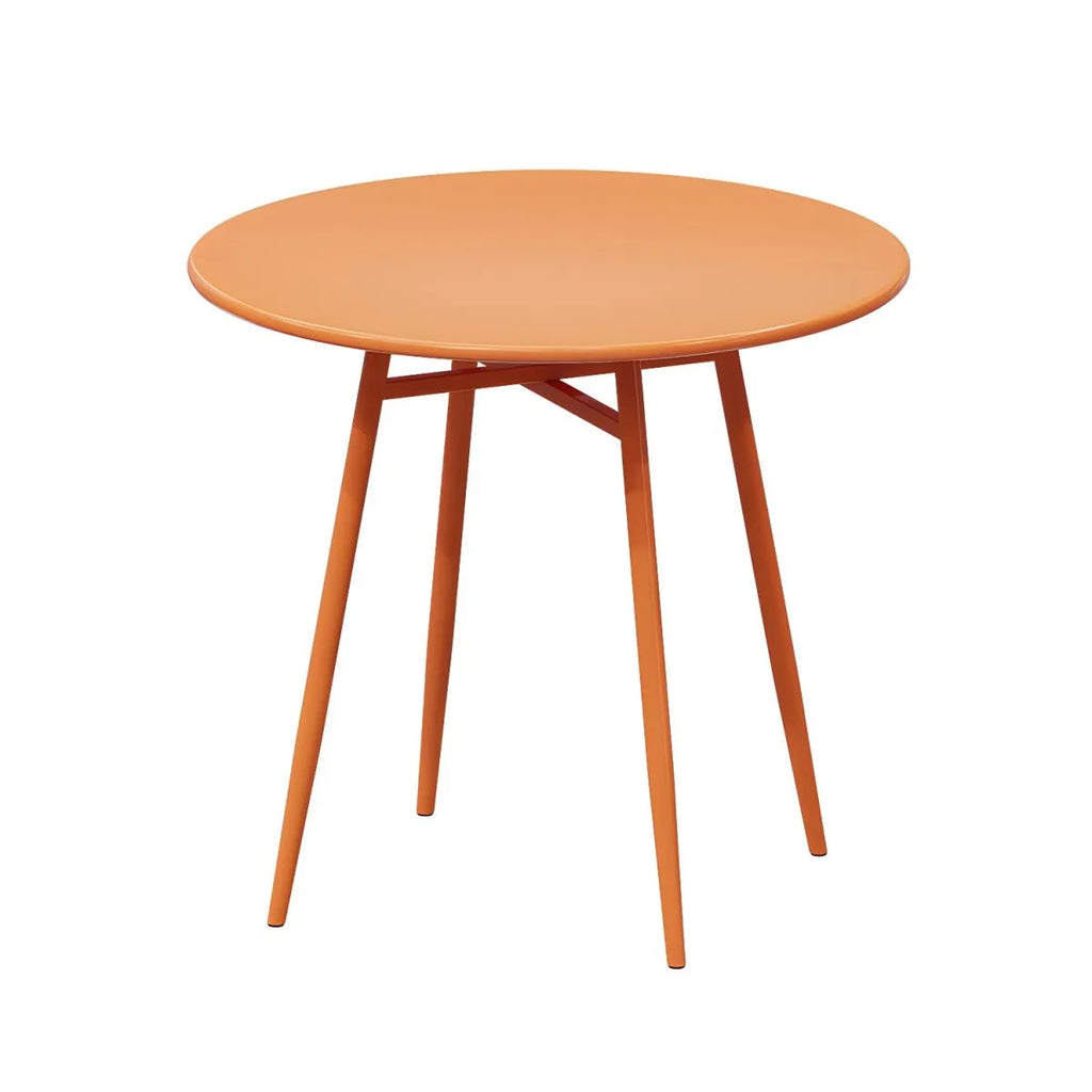 Orange Metal Modern Coffee Table – Square & Rectangular Outdoor Patio Tables