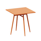 Orange Metal Modern Coffee Table – Square & Rectangular Outdoor Patio Tables