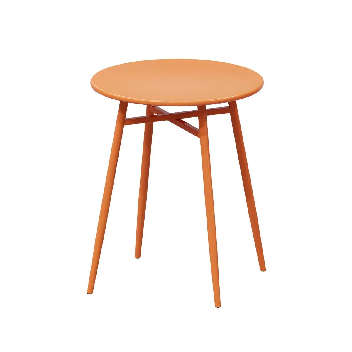 Orange Metal Modern Coffee Table – Square & Rectangular Outdoor Patio Tables