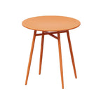 Orange Metal Modern Coffee Table – Square & Rectangular Outdoor Patio Tables