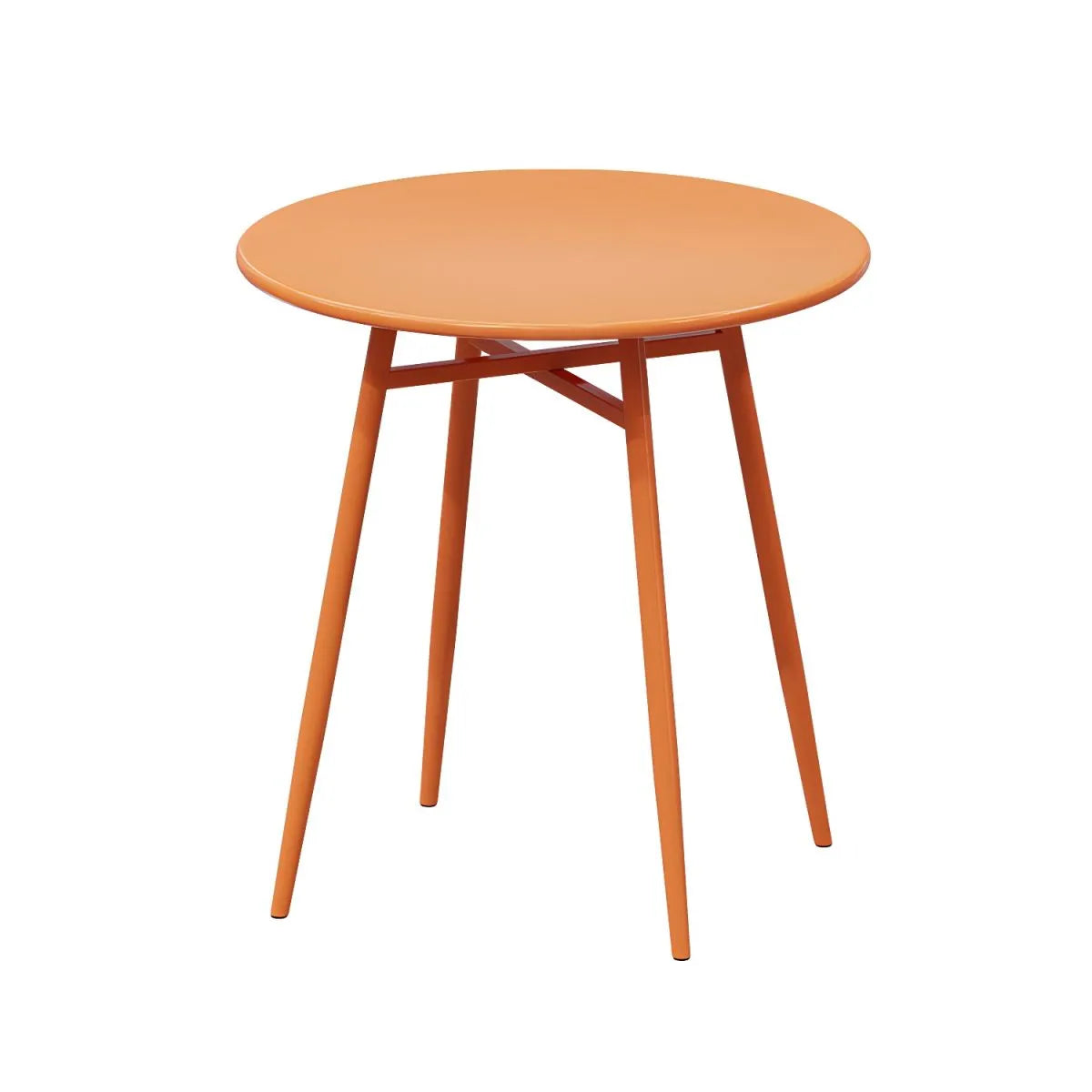 Orange Metal Modern Coffee Table – Square & Rectangular Outdoor Patio Tables