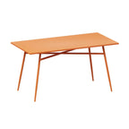 Orange Metal Modern Coffee Table – Square & Rectangular Outdoor Patio Tables