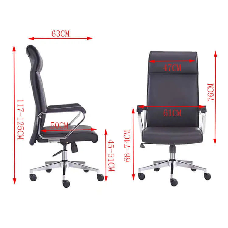 Orbit High-Back Leather Executive Office Chair