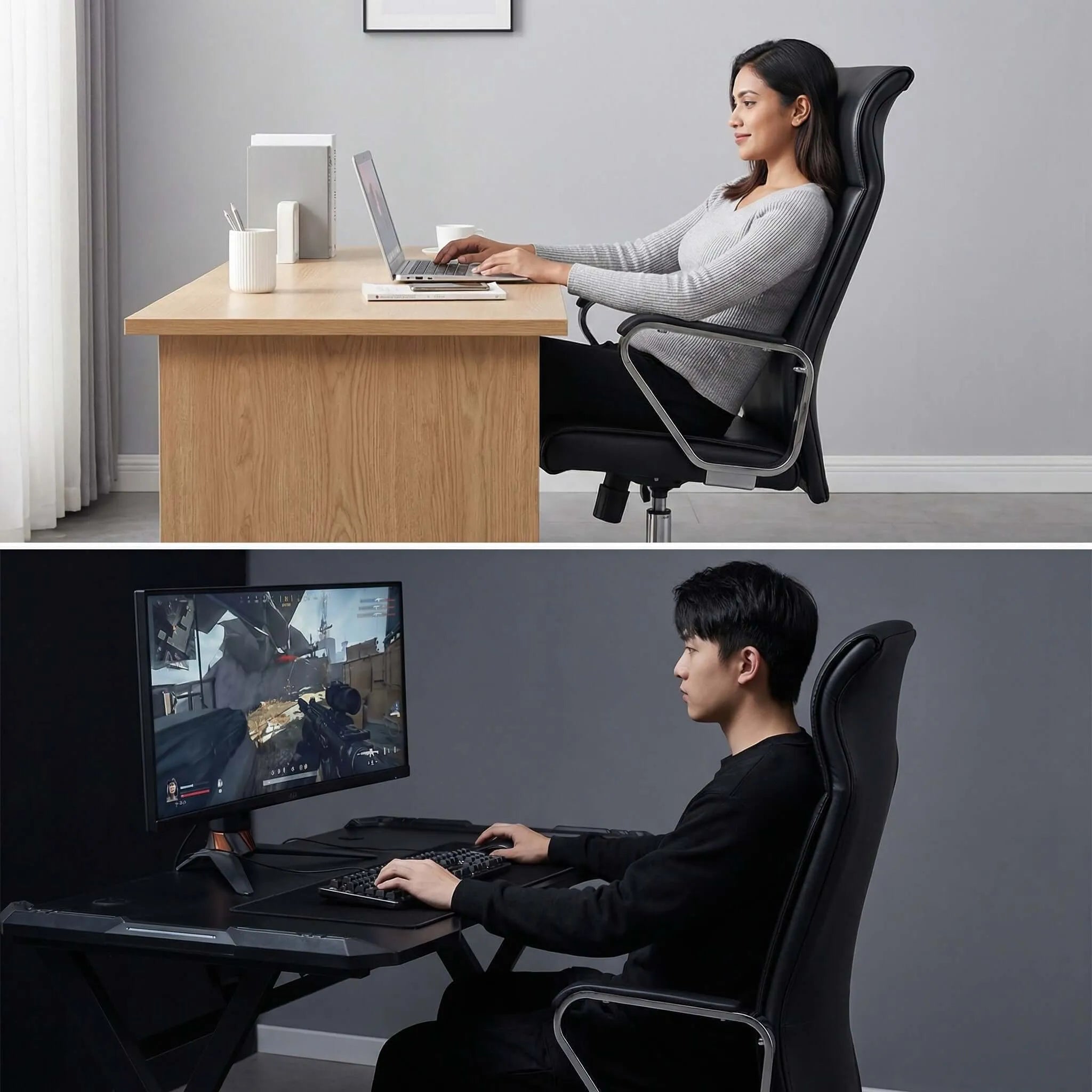 Orbit High-Back Leather Executive Office Chair