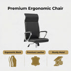 Orbit High-Back Leather Executive Office Chair