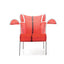 Outdoor Sculptural Woven Lounge Seating and Tables Series, Dramatic High-Back Patio Set