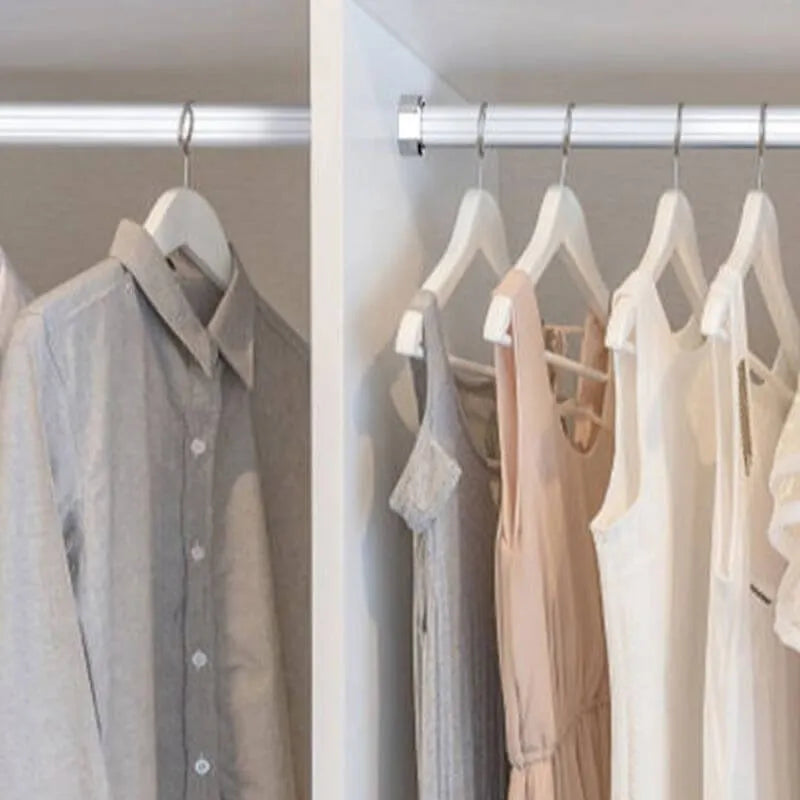 Paneled Bedroom Wardrobe Armoire With Drawers and Soft-Close Doors