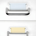 Pastel Steel Mobile File Cabinet With Casters and Vertical Storage