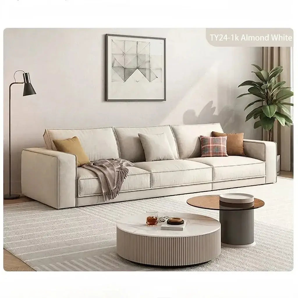 Pet-Friendly Velvet Sofa Series with Wide Arms and Supportive Cushions