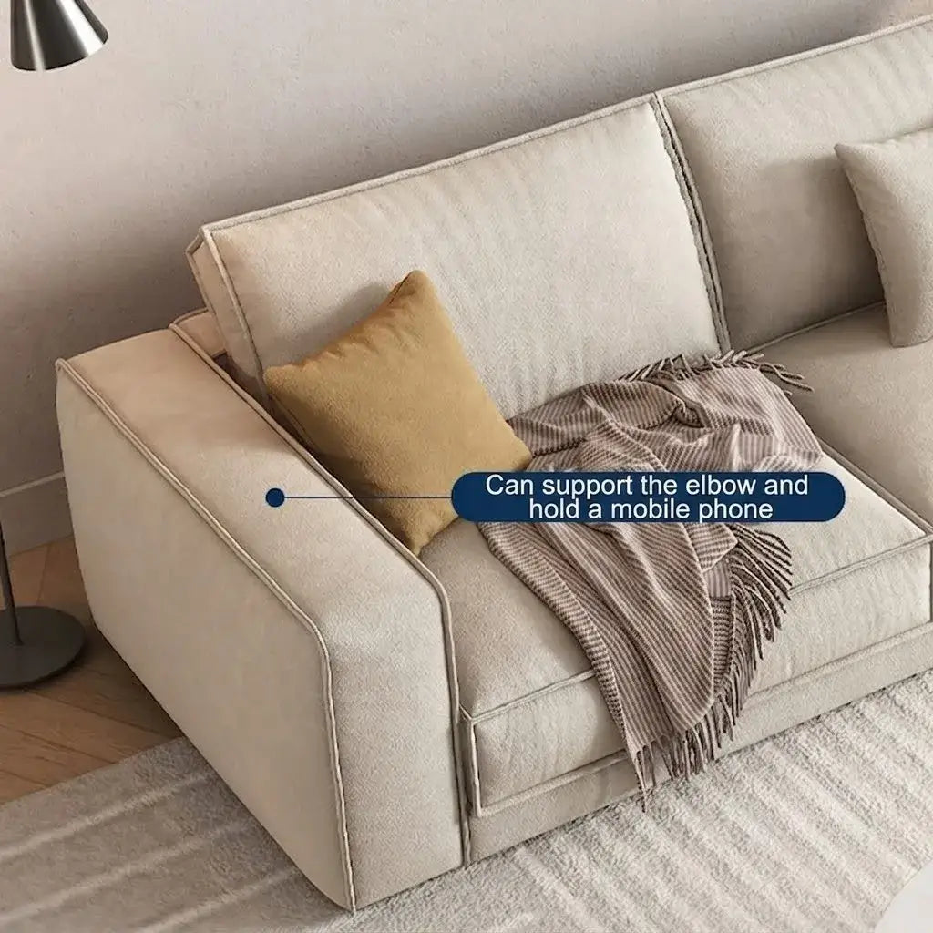 Pet-Friendly Velvet Sofa Series with Wide Arms and Supportive Cushions