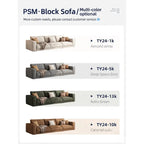 Pet-Friendly Velvet Sofa Series with Wide Arms and Supportive Cushions