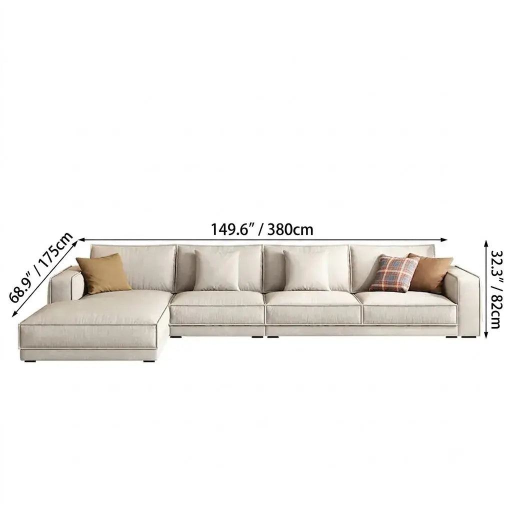 Pet-Friendly Velvet Sofa Series with Wide Arms and Supportive Cushions Dimensions