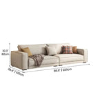 Pet-Friendly Velvet Sofa Series with Wide Arms and Supportive Cushions Dimensions
