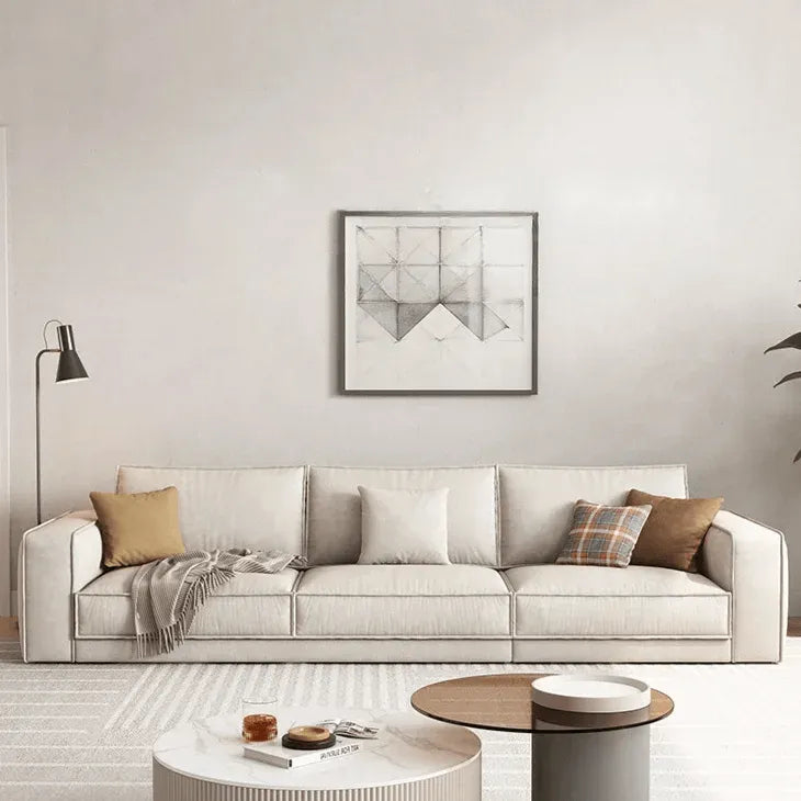 Pet-Friendly Velvet Sofa Series with Wide Arms and Supportive Cushions Main Product Image Image principale du produit