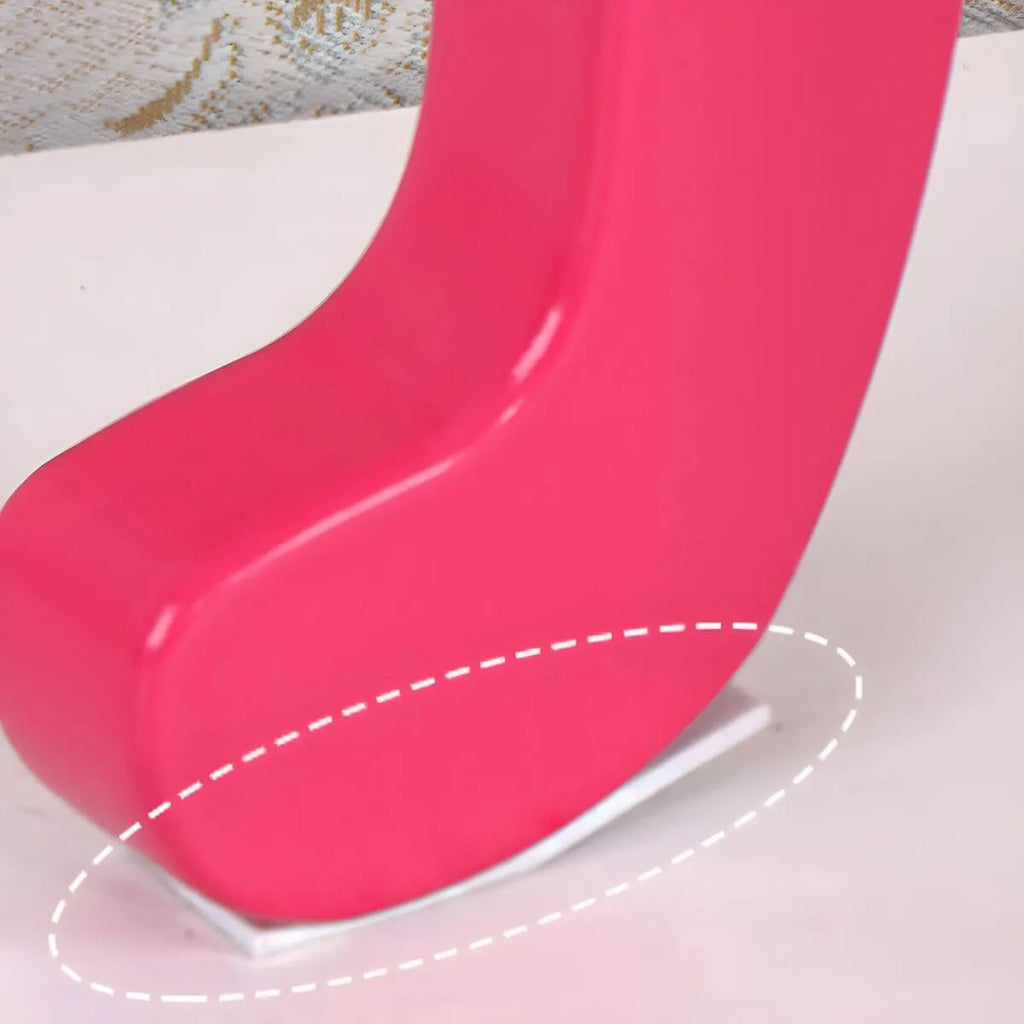 Pink Animal-Themed Kids Vanity Set with Adjustable Mirror and Chair