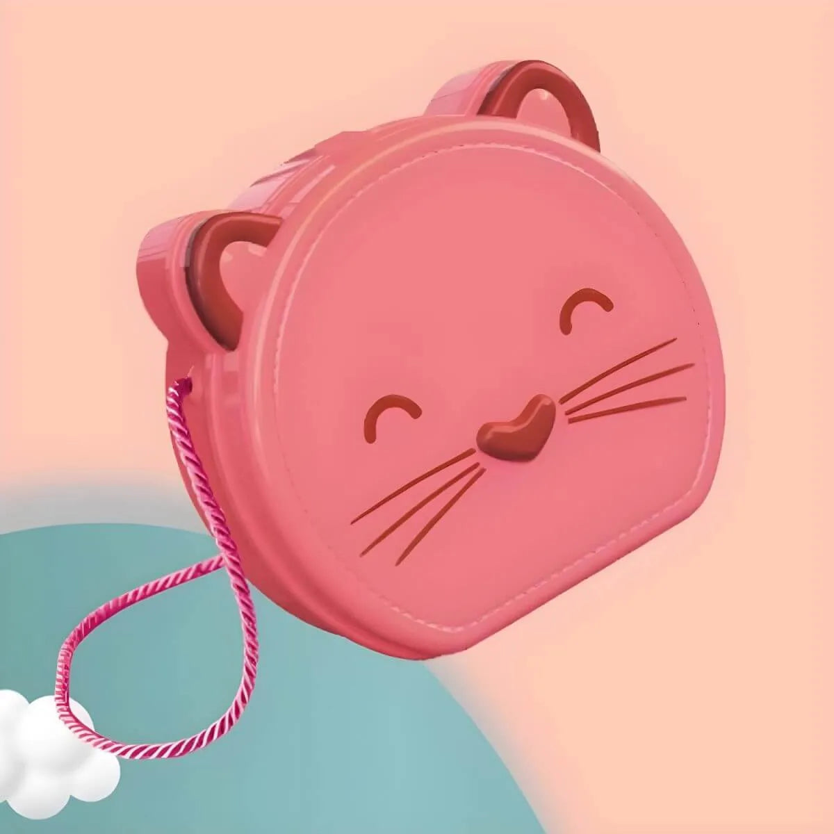 Pink Plastic Kids Makeup Vanity with Mirror and Play Accessories Image secondaire du produit