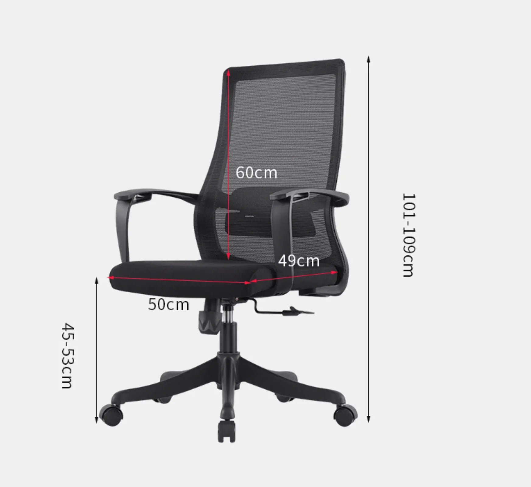 Pivot Ergonomic Mesh Office Chair with Lumbar Support