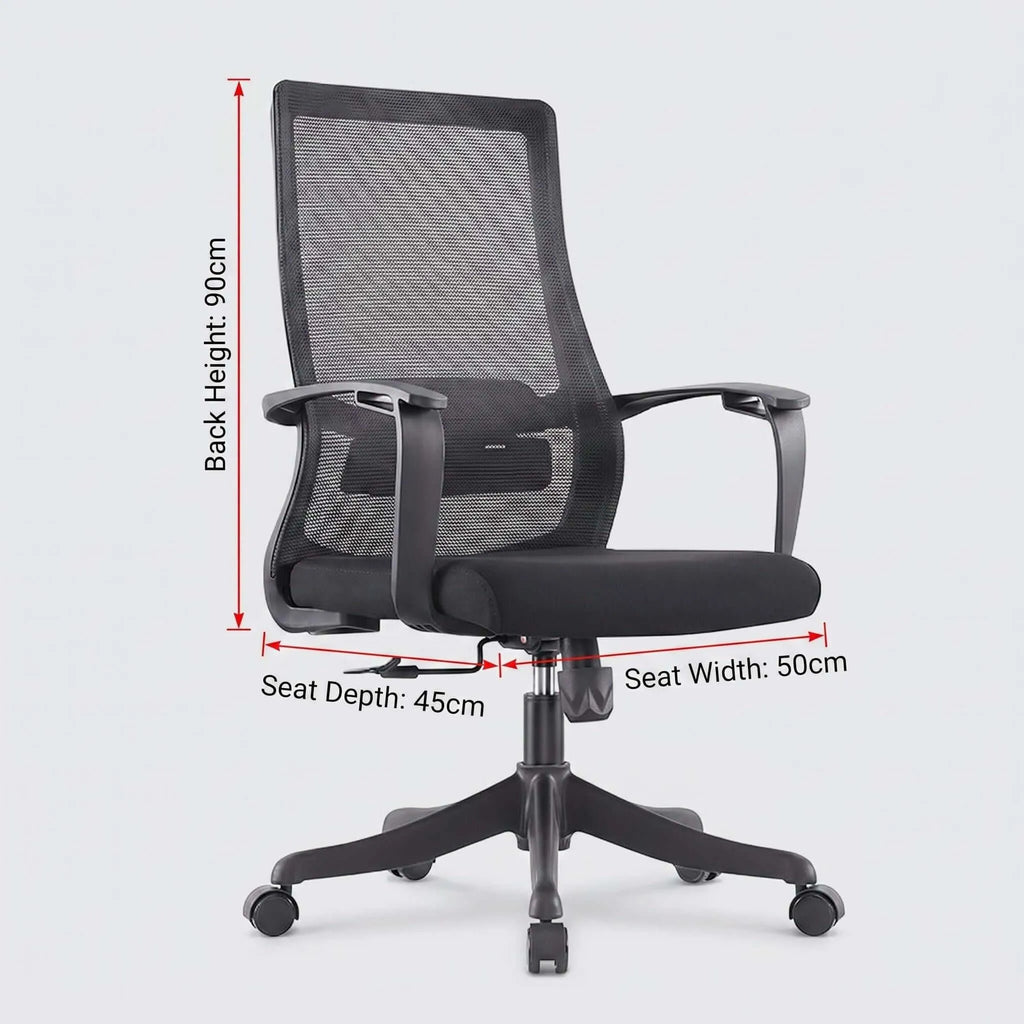 Pivot Ergonomic Mesh Office Chair with Lumbar Support
