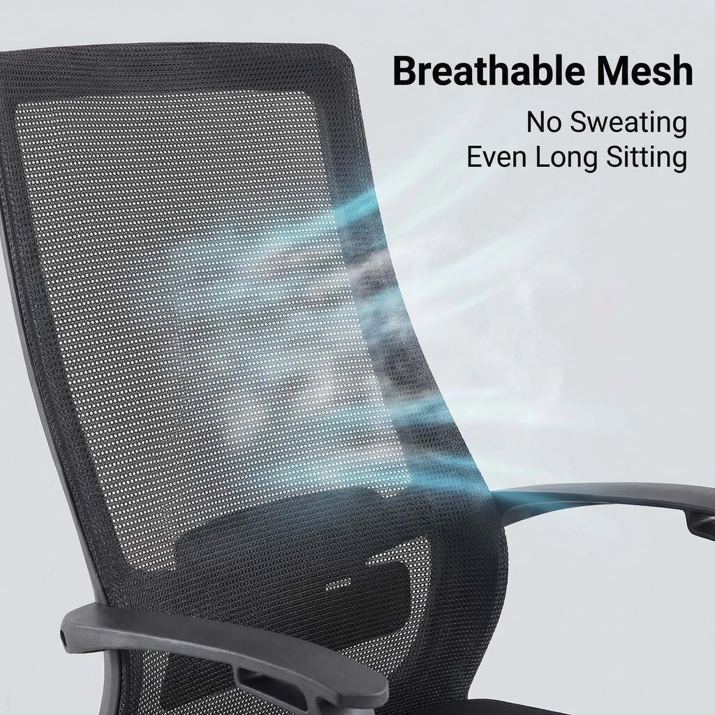 Pivot Ergonomic Mesh Office Chair with Lumbar Support