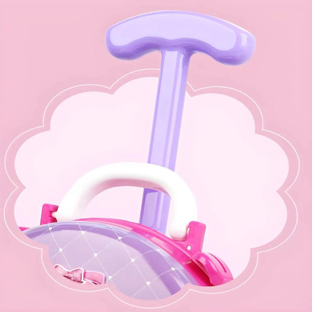 Plastic Kids' Makeup Vanity with Mirror and Portable Toy Storage