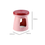 Plastic Kids' Vanity Set with Mirror and Stool in Red or Blue Dimensions