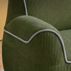 Plush Kids Accent Chair With Wraparound Arms and Storybook Colors