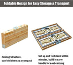 Portable Folding Picnic Table Set With Umbrella Hole