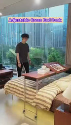 Mesa Extra Larga Sobre la Cama Con Superficie de Trabajo Inclinable