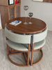 Versatile Round Table With Comfortable Nesting Chairs