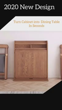 Walnut Folding Table, Small Size, Solid Wood