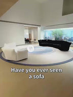Vielseitiges Petal-Modularsofa mit faltbaren Komponenten für flexible Raumaufteilungen
