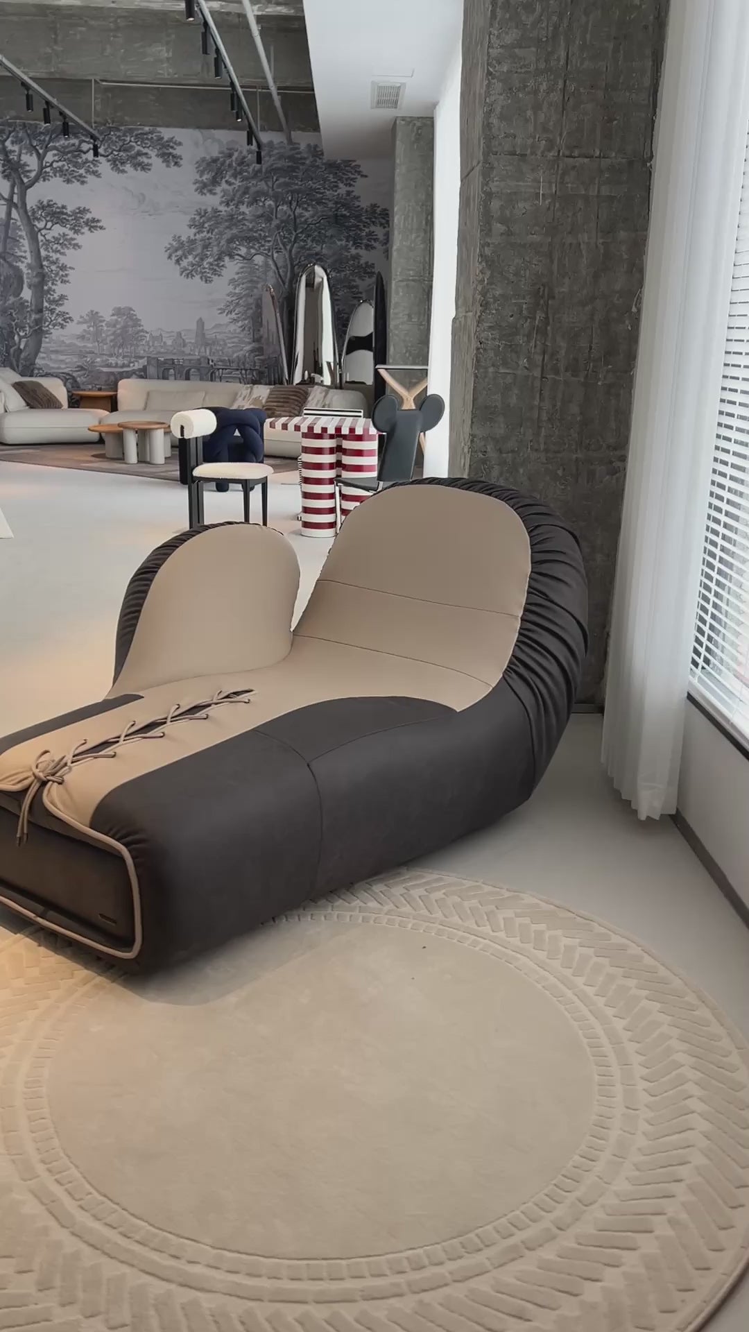 Special-Shaped Lazy Sofa Chair Gym Boxing Gloves Chaise Longue