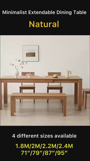 Walnut Extendable Dining Table With Hidden Leaf, 63"-87"