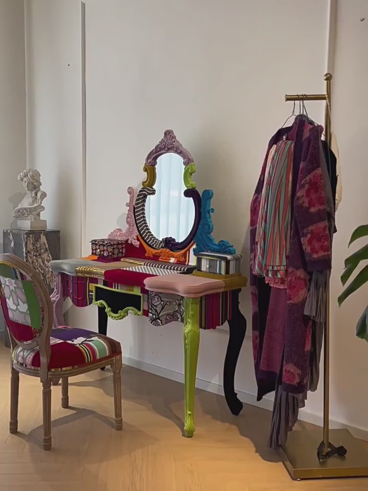 Rococo Princess Luxury Makeup Vanity with Mirror