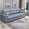 Sofá Cama Convertible de 74" Azul Completo con Almacenamiento y Bolsillos