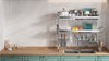 Over Sink Dish Drainer Drying Rack 3-Tier 304 Stainless Steel Large Dish Racks Sliver 25.5"-35.5"