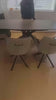 Modern Rectangular Rock Slab Extendable Dining Table for 6 Person