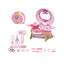 Princess Kids Makeup Vanity with Mirror – Plastic Portable Dressing Table