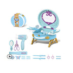 Princess Kids Makeup Vanity with Mirror – Plastic Portable Dressing Table