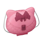 Princess-Themed Folding Kids Makeup Vanity with Mirror & 18-Piece Accessory Set