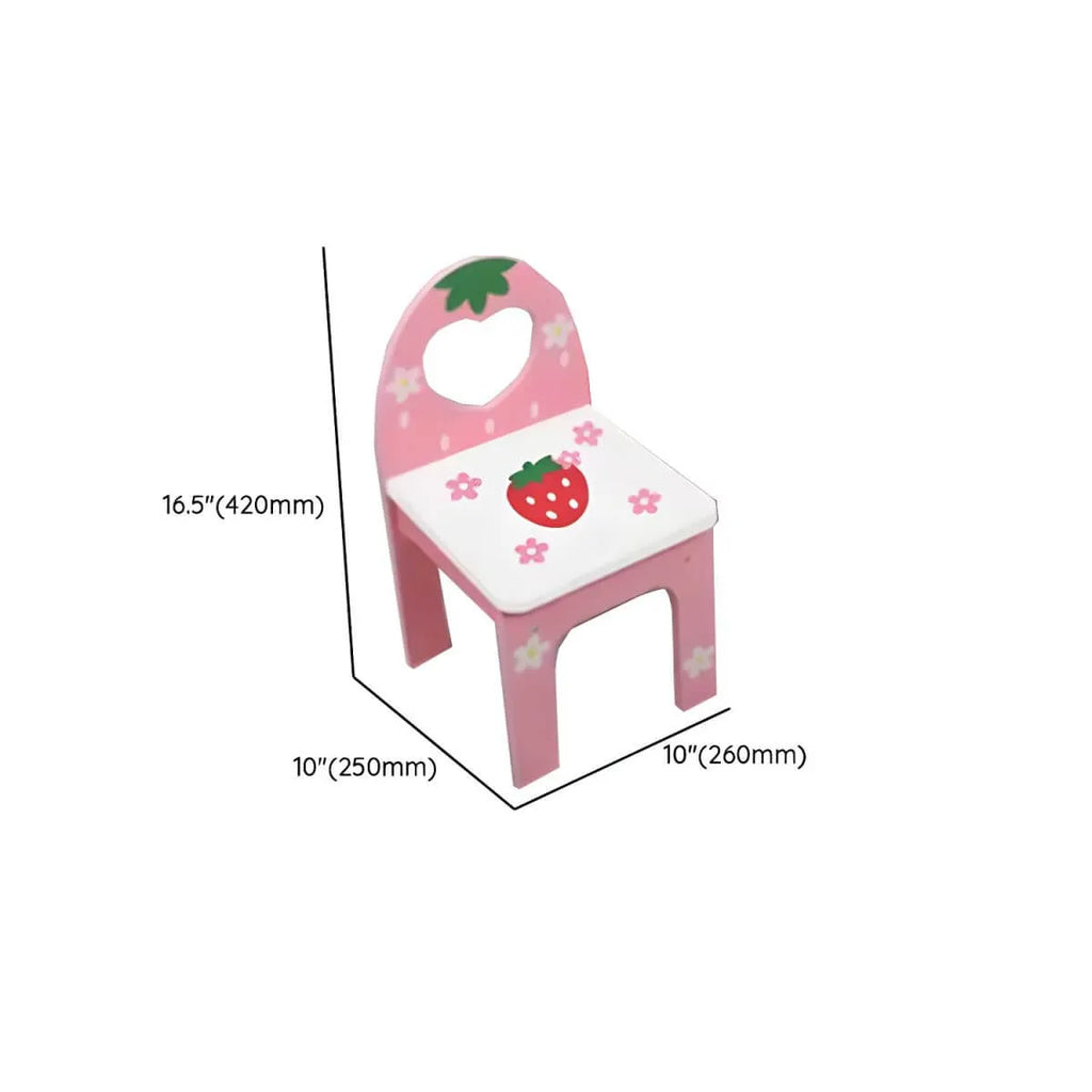 Princess-Themed Kids Makeup Vanity Set with Mirror and Storage Dimensions