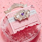 Princess-Themed Plastic Vanity Set with Mirror and Makeup Kit